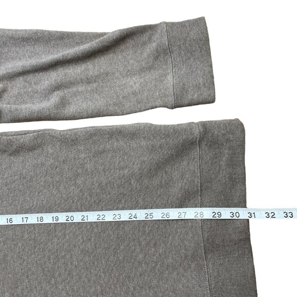 LANDS' END SWEATER 1/4 ZIP MENS XL TALL PULLOVER LONG SLEEVE CASUAL 100% COTTON - Picture 10 of 10